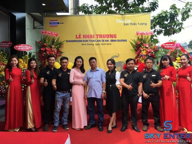 Tổ Chức Khai Trương Chuỗi Showroom Sơn Thái Lan